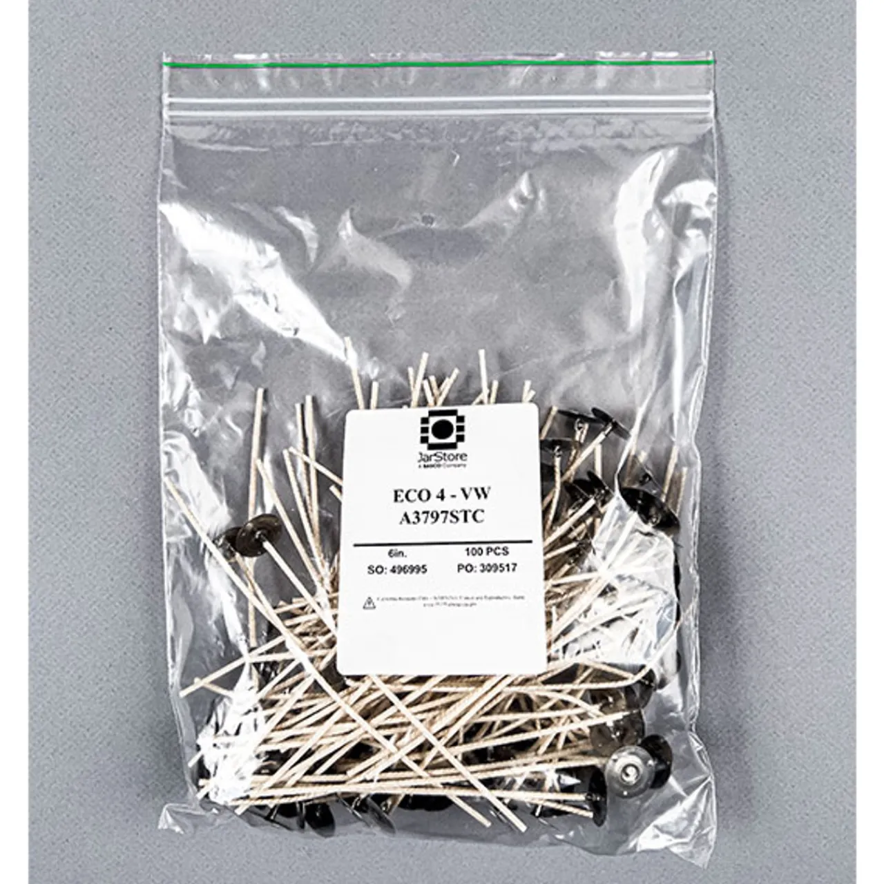 Shop Jar Store ECO-4 6" Pre-tabbed Wick | 100 Pack