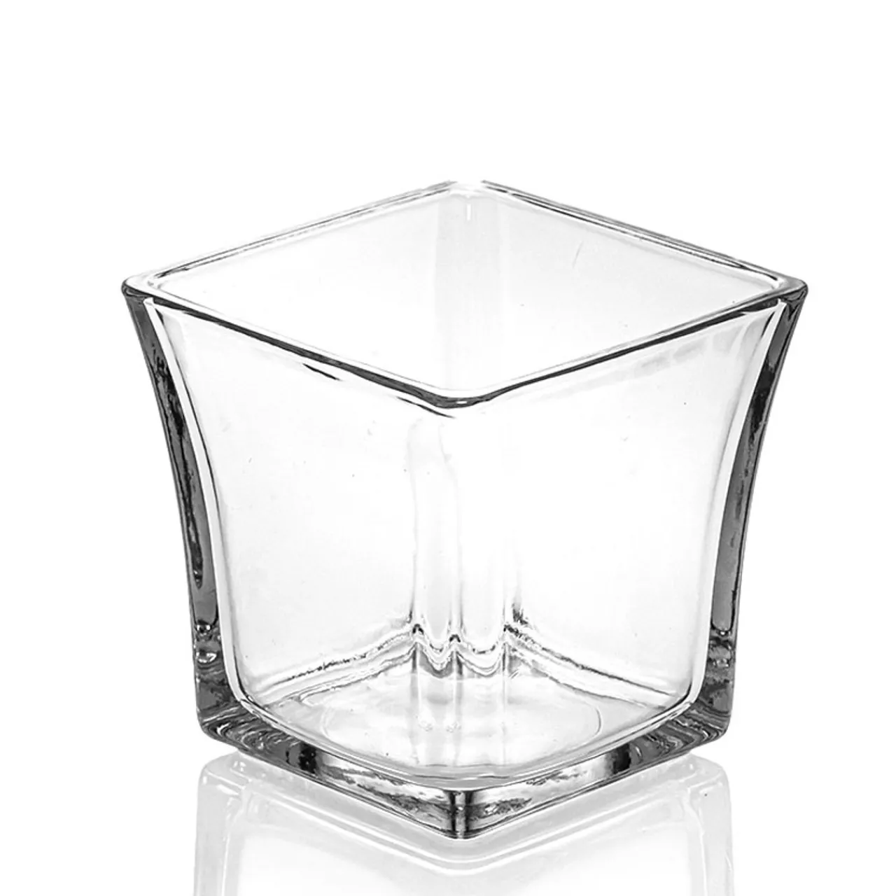 Sale Jar Store 12 oz. Anchor Flared Square Candle Jar | 6 Pack