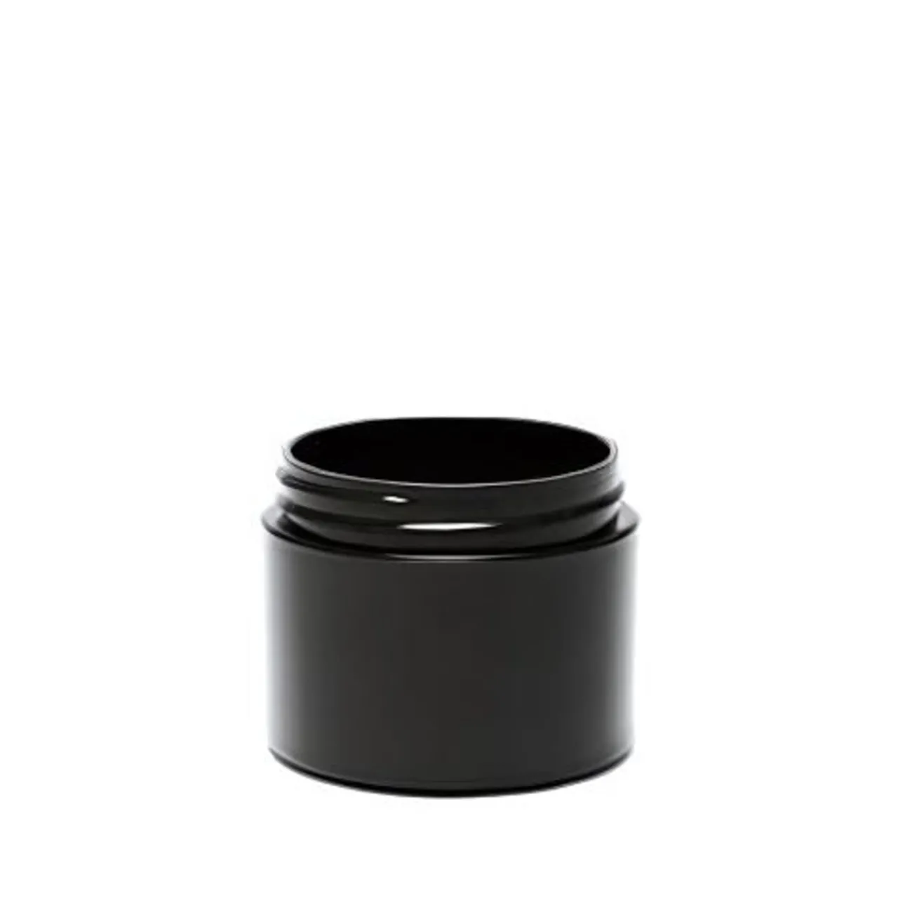 Flash Sale Jar Store 2 oz Black Double Wall Jar Straight Base 58-400 | 36 Pack