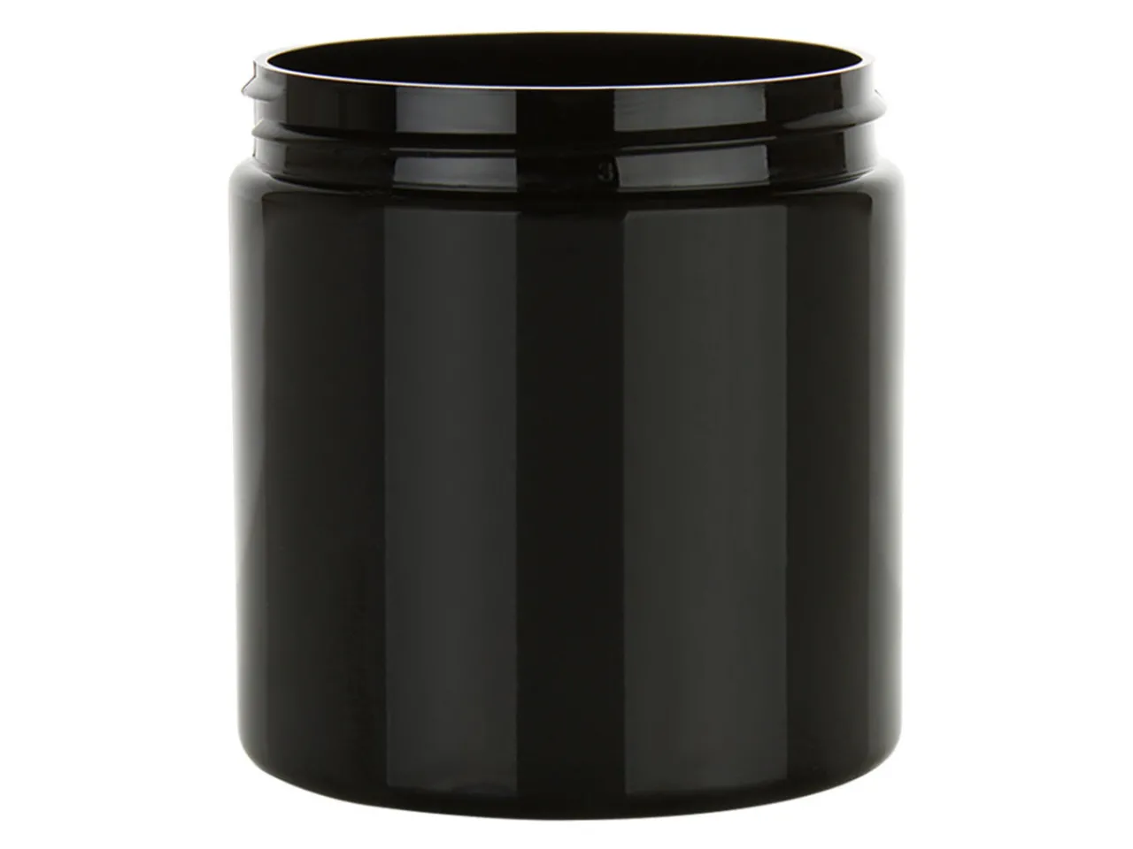 Flash Sale Jar Store 8 oz Black PET Straight Sided Jar 70-400 | 36 Pack