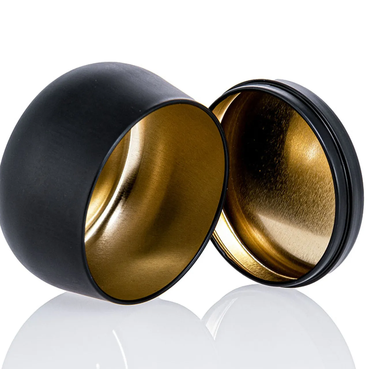 Hot Jar Store 8 oz Black Bubble Candle Tin | 12 Pack