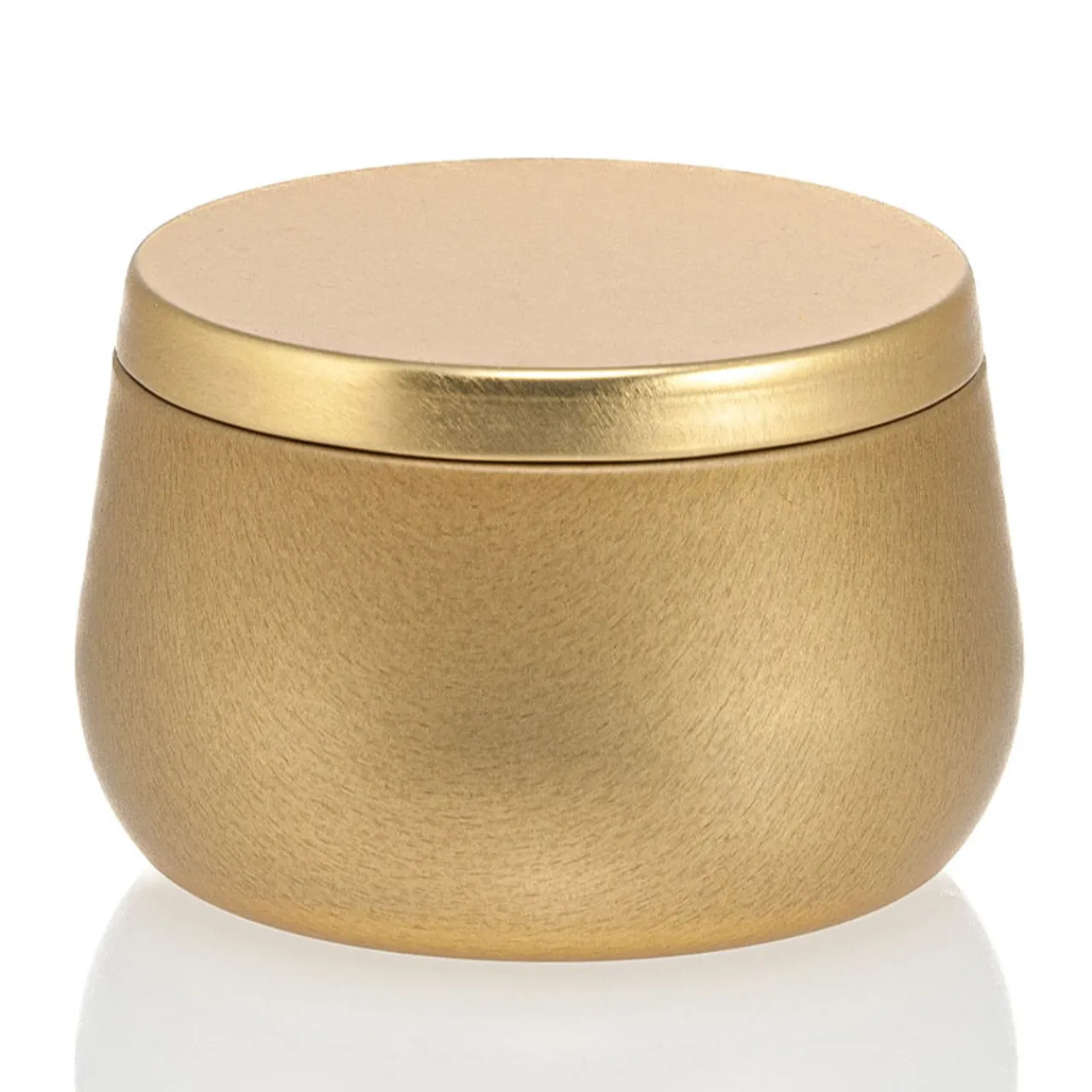 Best Jar Store 8 oz Gold Bubble Candle Tin | 12 Pack