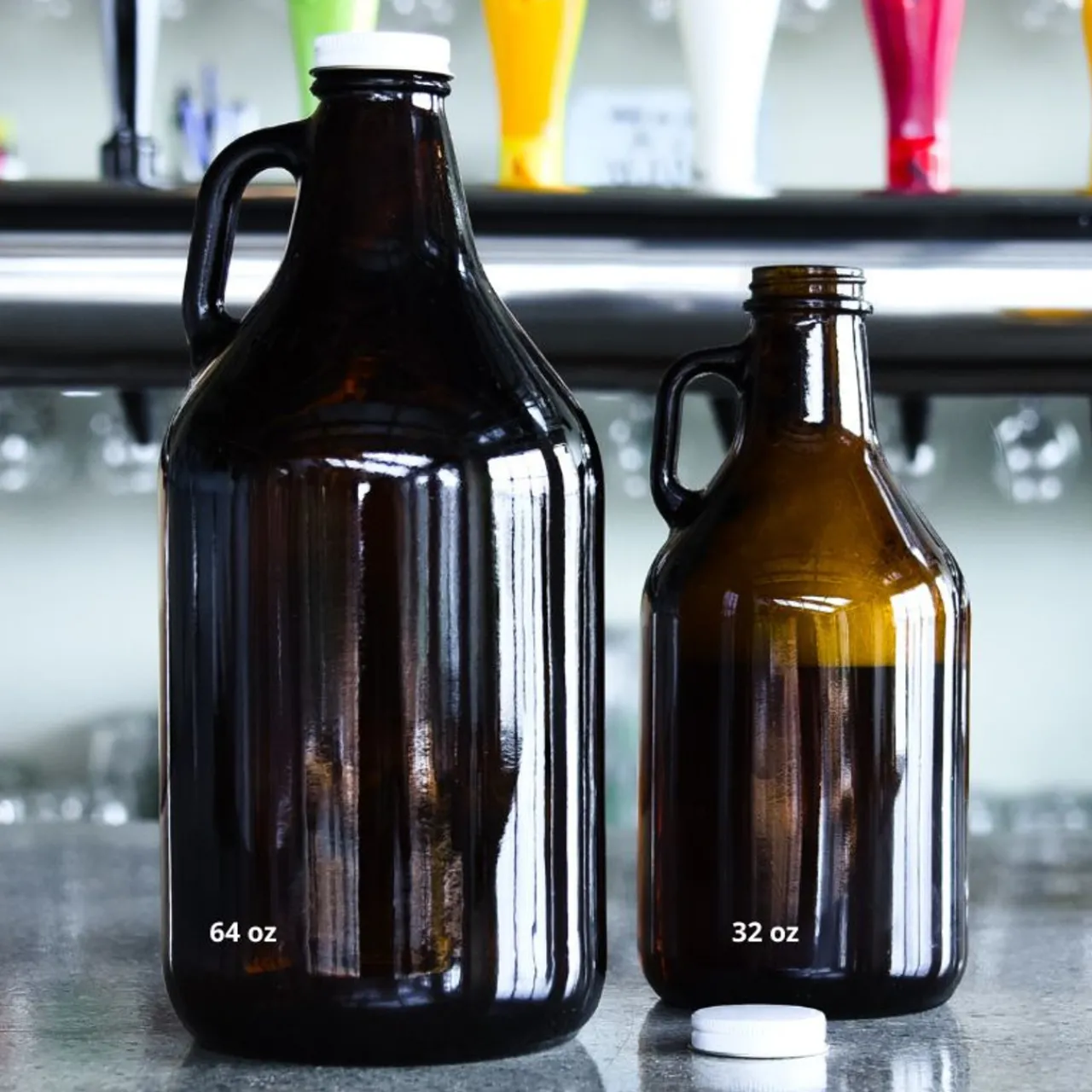 oz_libbey_amber_growler_with_cap___pack_3-1.webp New Jar Store 64 oz Libbey Amber Growler with Cap | 6 Pack