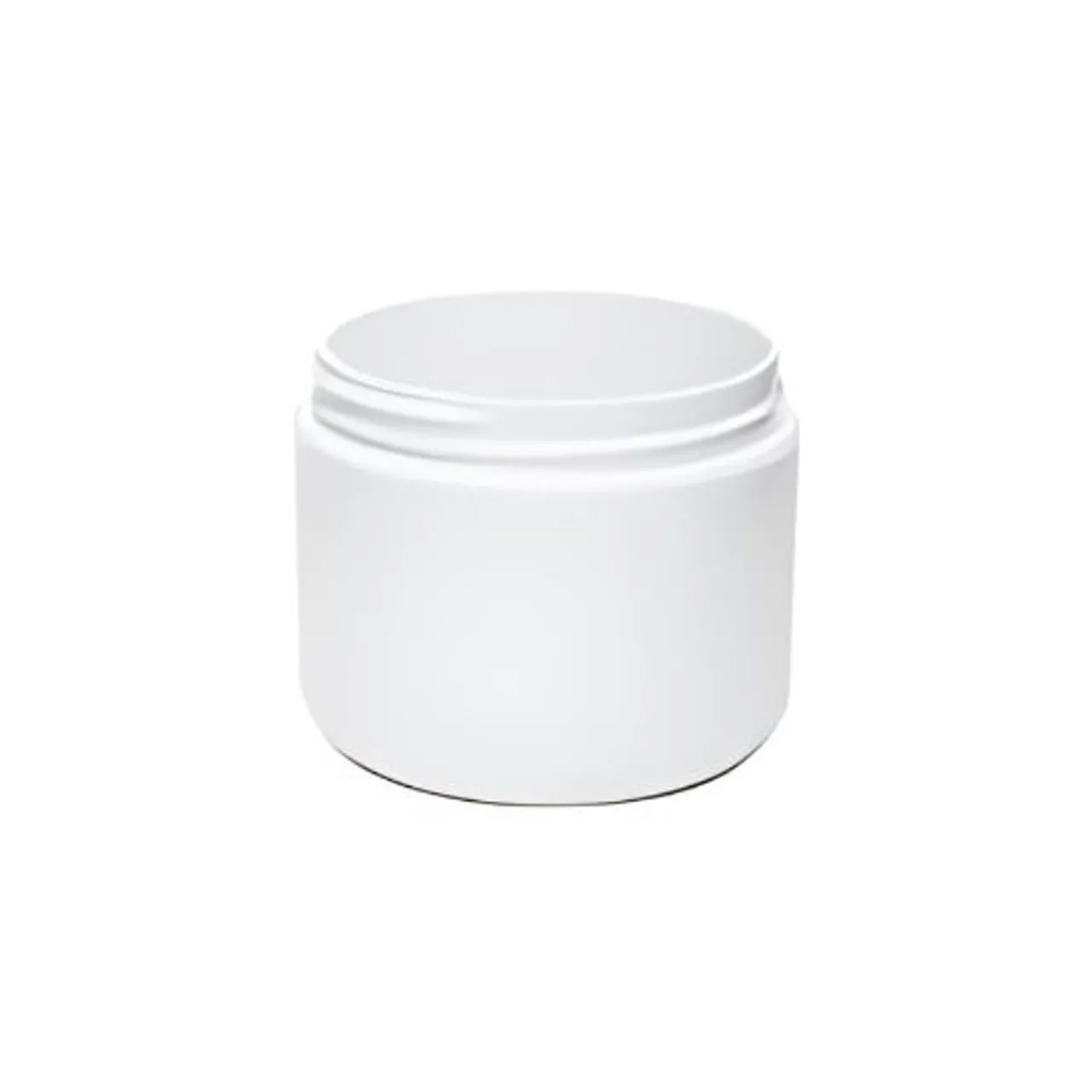 Shop Jar Store 4 oz White Double Wall Jar Round Base 70-400 | 36 Pack