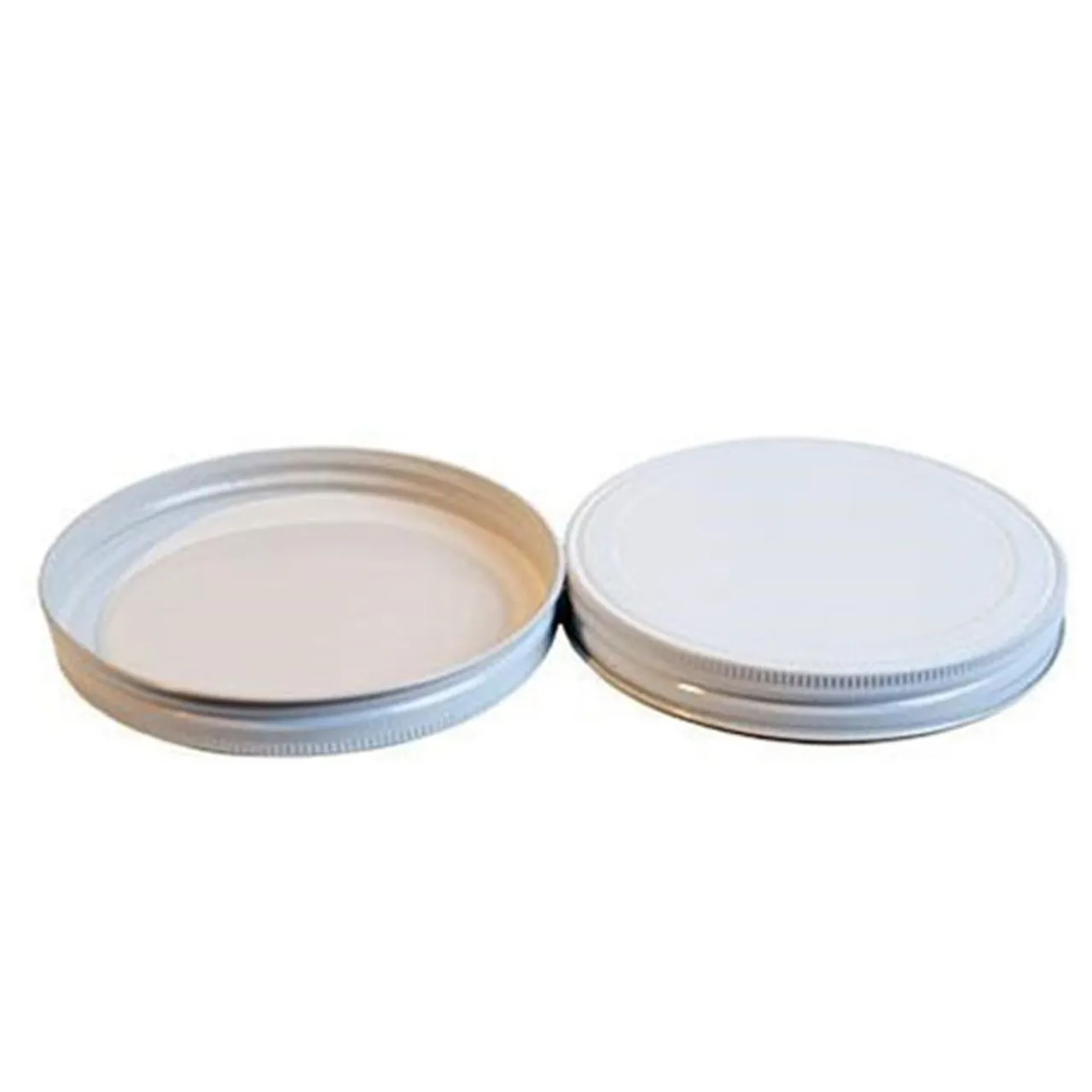Sale Jar Store 110-400 White Metal Lid | 4 Pack